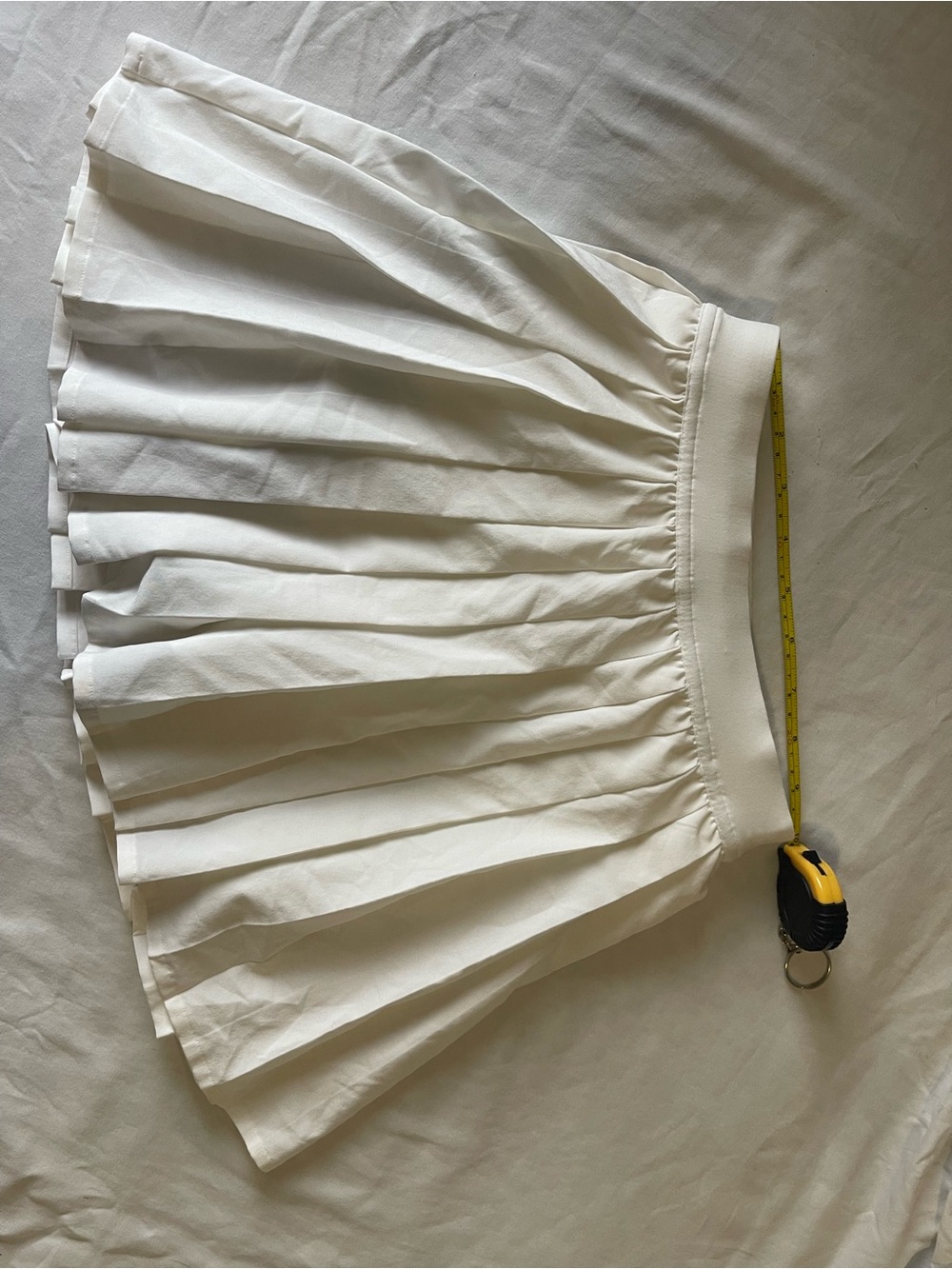 lululemon athletica white Gathered Elastic-Waist Skort Size 0